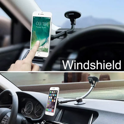 Universal Magnetic Phone Holder Car Long Arm Windshield Dashboard Magnet Car Holder Mount Dock for Phone Mobile Stand for Iphone