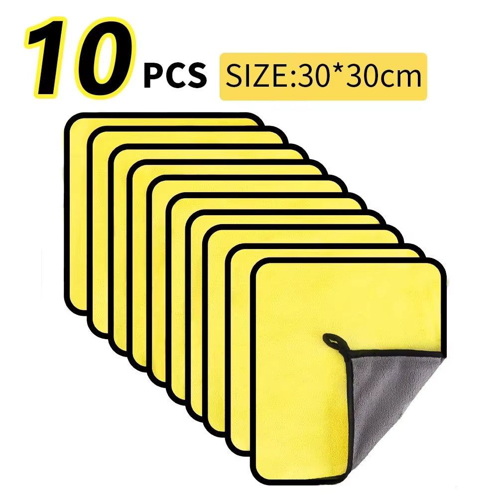 High-End Microfiber Towel Car Wash Towel Detailing Cleaning Cloth Car Wash Drying Towel Car Absorbent Cleaning Products