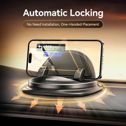 Dashboard Car Phone Holder Universal 360° Rotation Silicone Phone Mount One-Handed Operation Phone Holder for Car Use