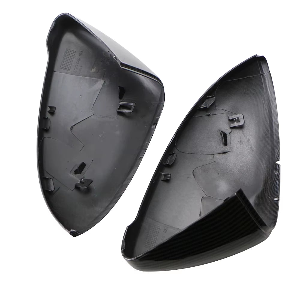 Carbon/Chrome Car Accessories Fit for VW Golf 7 MK7 MK7.5 GTI R GTE GTD 2013-2020 Rearview Mirror Cover Replace Side Mirror Caps