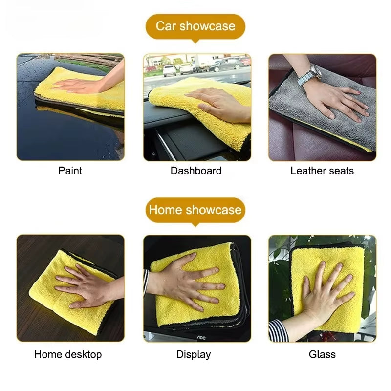 High-End Microfiber Towel Car Wash Towel Detailing Cleaning Cloth Car Wash Drying Towel Car Absorbent Cleaning Products