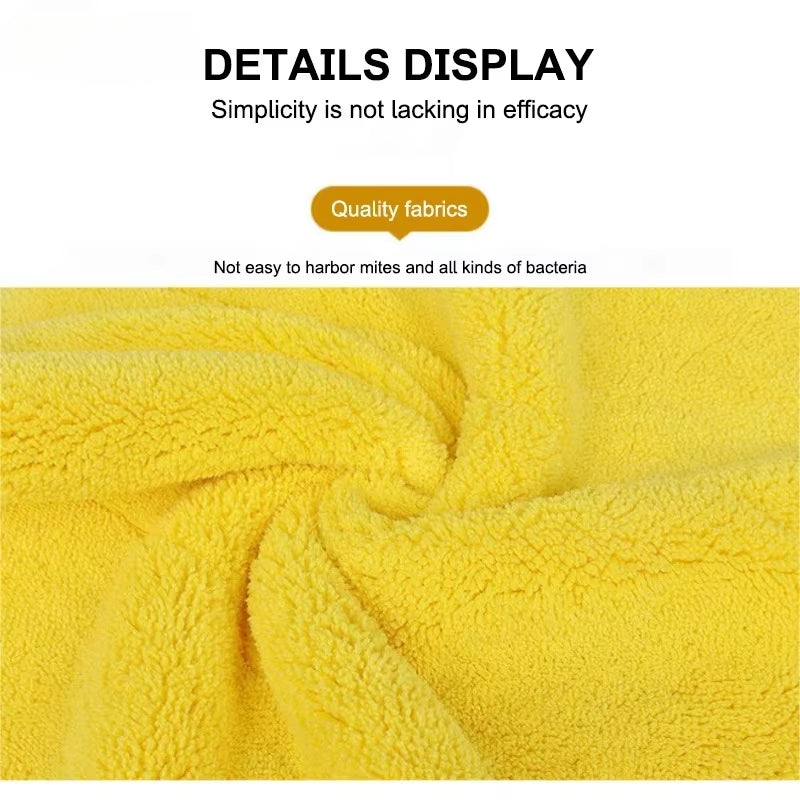 High-End Microfiber Towel Car Wash Towel Detailing Cleaning Cloth Car Wash Drying Towel Car Absorbent Cleaning Products