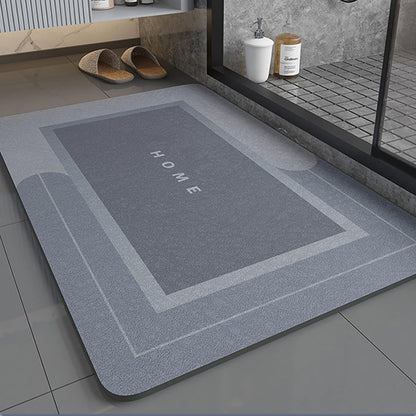 Diatom Mud Bathroom Mat Absorbent Floor Carpet