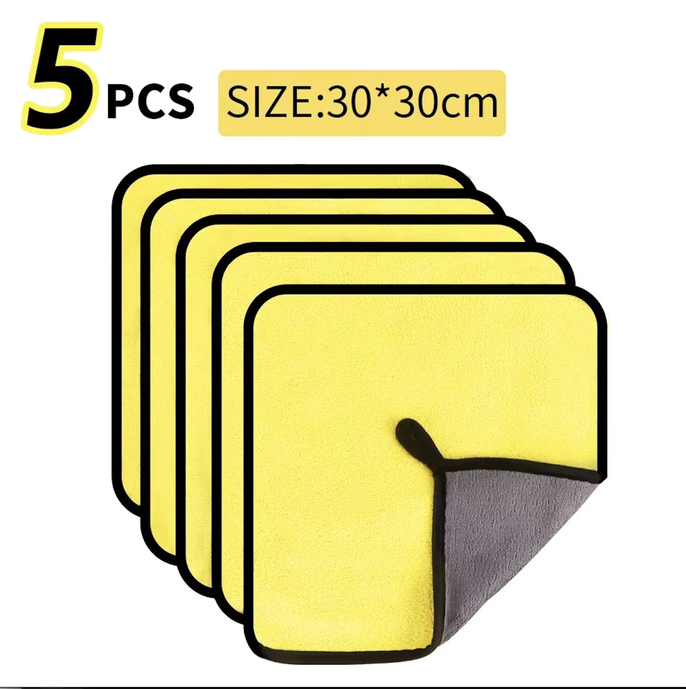 High-End Microfiber Towel Car Wash Towel Detailing Cleaning Cloth Car Wash Drying Towel Car Absorbent Cleaning Products