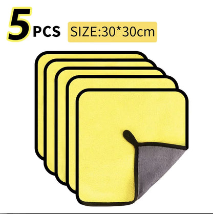 High-End Microfiber Towel Car Wash Towel Detailing Cleaning Cloth Car Wash Drying Towel Car Absorbent Cleaning Products