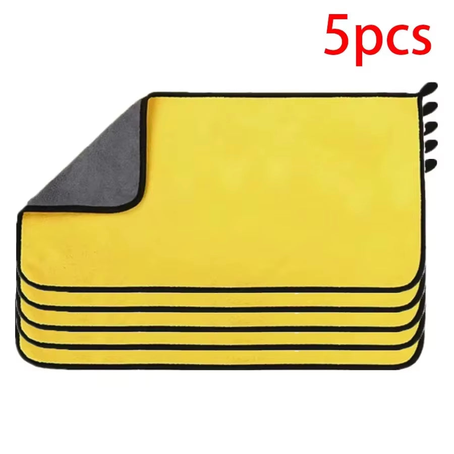 High-End Microfiber Towel Car Wash Towel Detailing Cleaning Cloth Car Wash Drying Towel Car Absorbent Cleaning Products