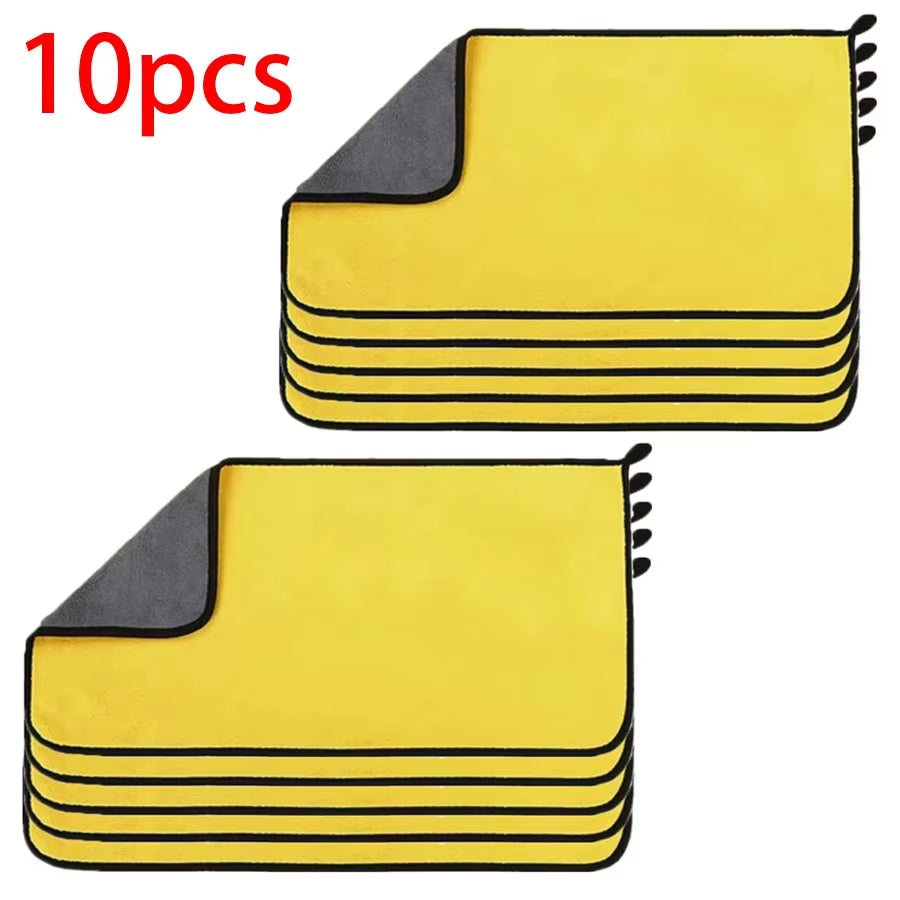 High-End Microfiber Towel Car Wash Towel Detailing Cleaning Cloth Car Wash Drying Towel Car Absorbent Cleaning Products