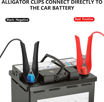 CERRXIAN 1,8 M 18 AWG 12 V 24 V Abrazadera De Batería Clip Con Empalme Rápido Bloqueo Terminal Cable De Extensión,Utensilios Para El Hogar