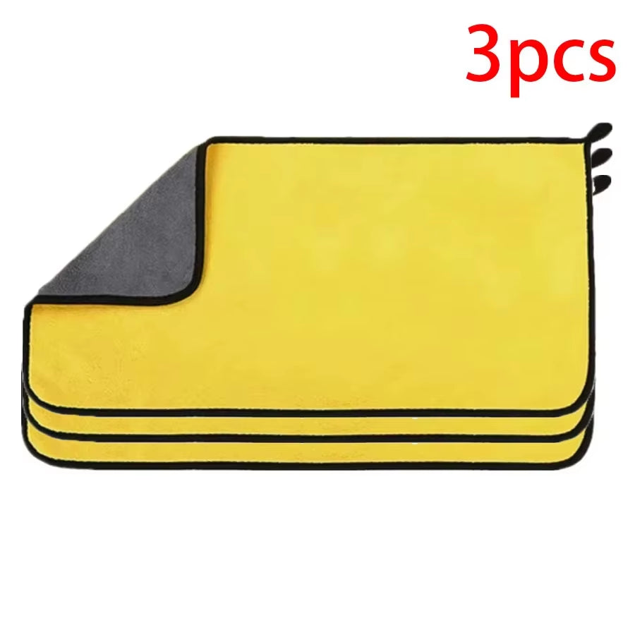 High-End Microfiber Towel Car Wash Towel Detailing Cleaning Cloth Car Wash Drying Towel Car Absorbent Cleaning Products