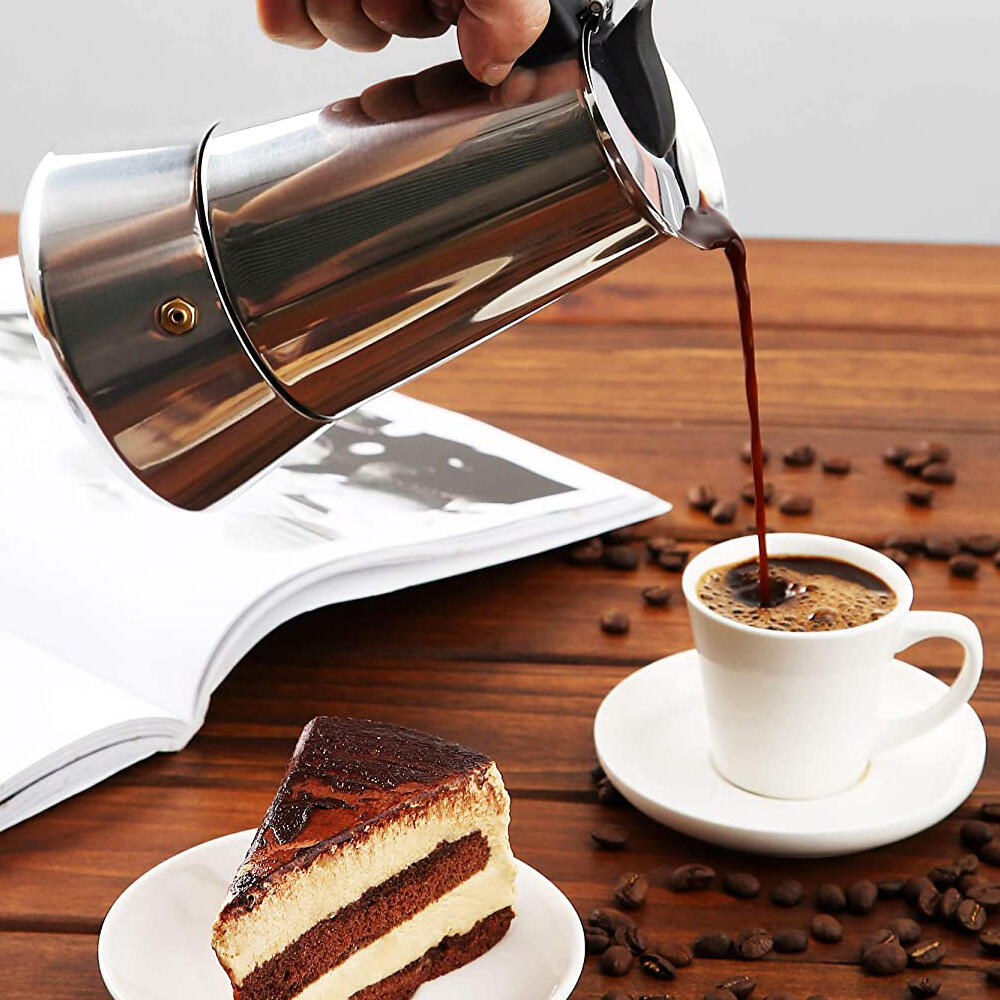 Cafetera Italiana de acero inoxidable