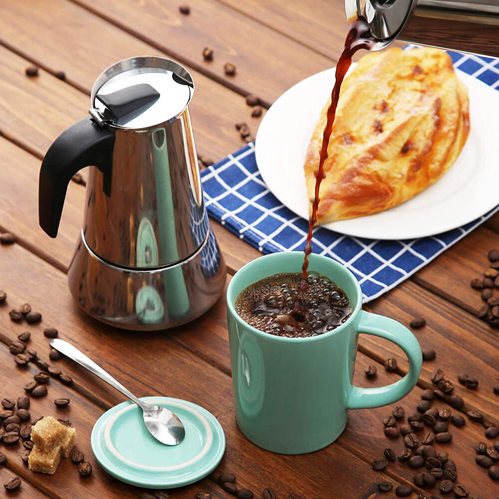 Cafetera Italiana de acero inoxidable