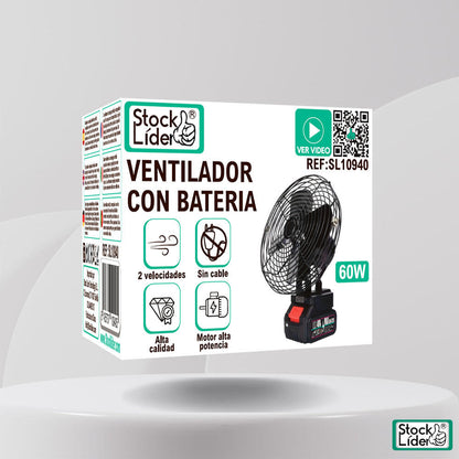 Ventilador con batería