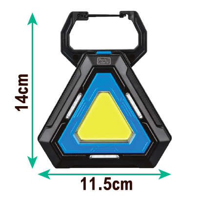 Lámpara triangular